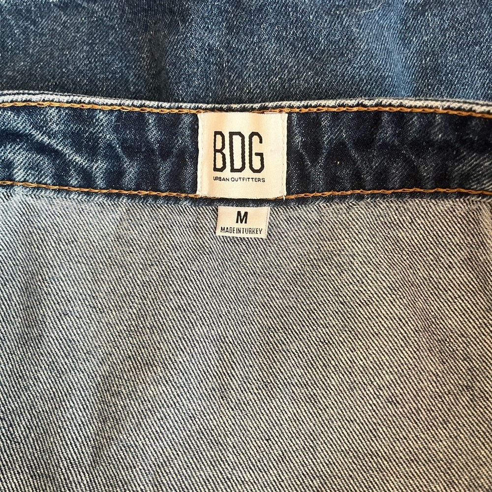 FREE WITH PURCHASE Urban Outfitters A-Line Denim Mini Skirt - Picture 3 of 6